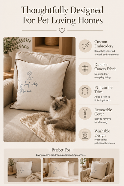 Dear Pet Co Scatter Cushion | Jy Hoef Niks Te Sê Nie