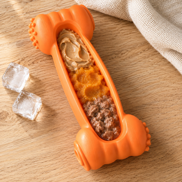 Freezable Fillable Bone Dog Chew Toy