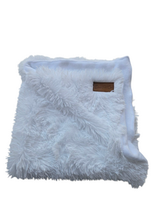 Luxury Blanket | Poof White