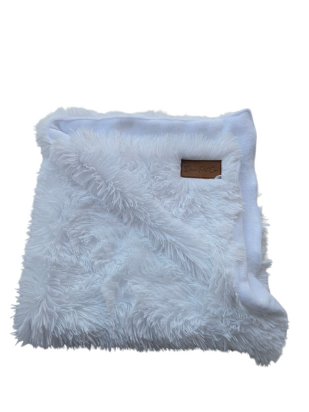 Luxury Blanket | Poof White