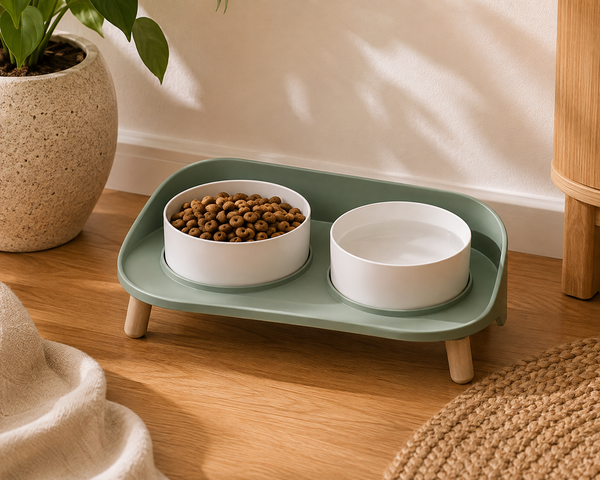 M-Pets Altitude Double Raised Pet Bowl
