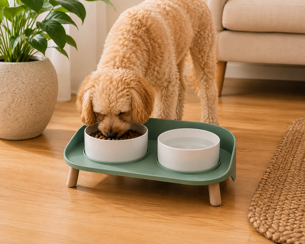 M-Pets Altitude Double Raised Pet Bowl