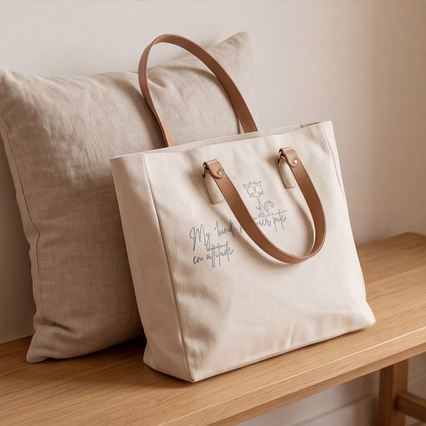 Dear Pet Co Canvas Tote | My Kind Het Vier Pote en Attitude