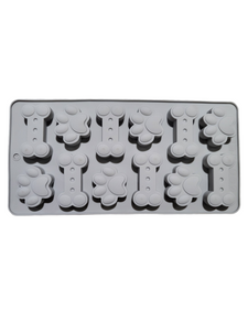 Non Stick Silicone Dog Treat Mold | Grey