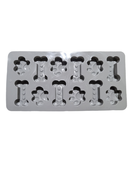 Non Stick Silicone Dog Treat Mold | Grey