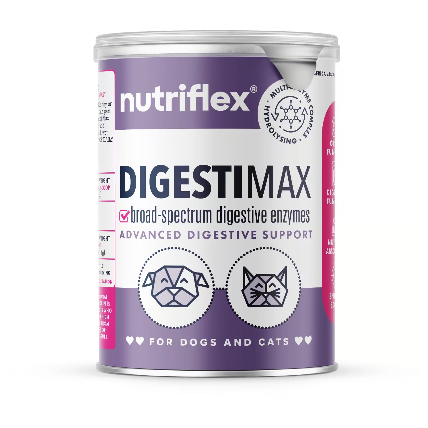 NutriFlex® DigestiMax Extra-Strength Probiotics For Dogs And Cats