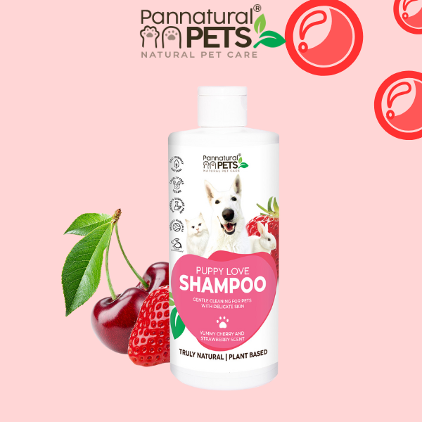 Pannatural Natural | Pet Shampoo – Puppy Love Strawberry Cherry