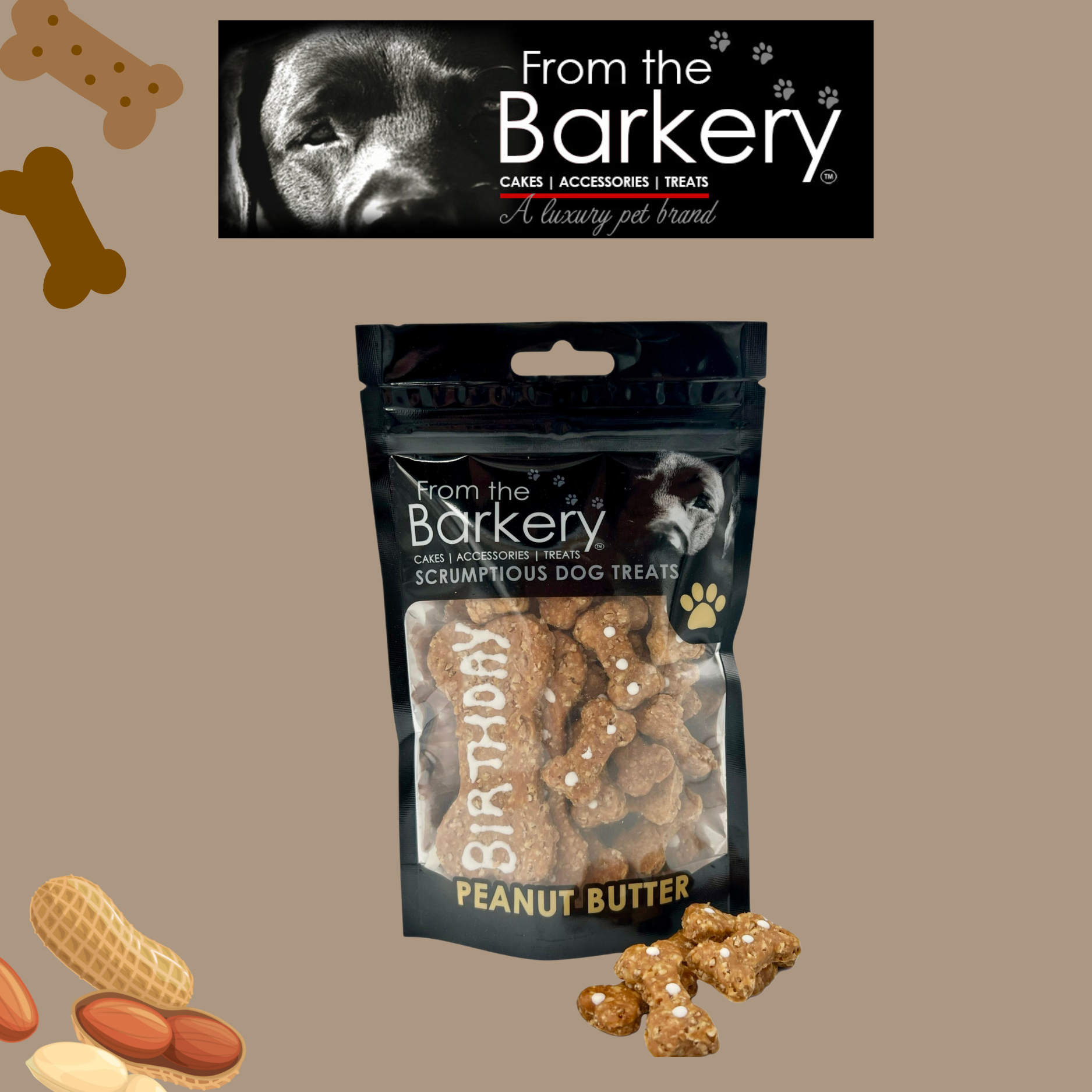 From the Barkery | Peanut Butter Biscuits (100g)