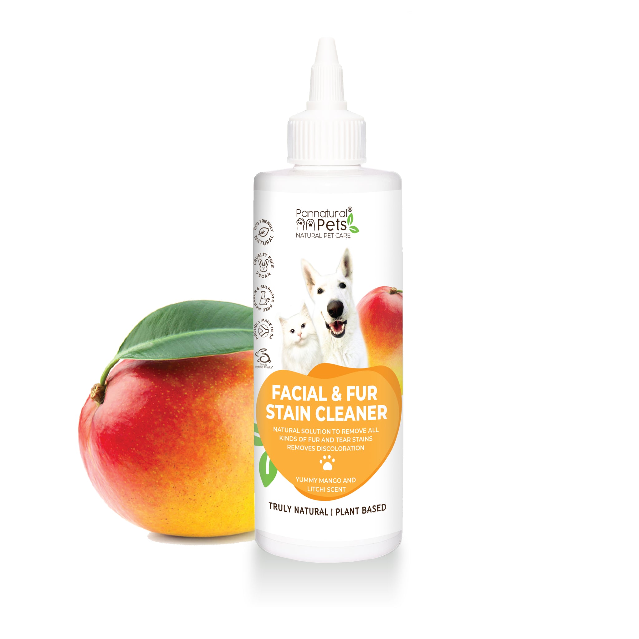 Pannatural Natural Pet Facial and Fur Stain Cleaner