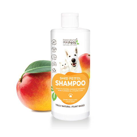 Pannatural Natural Pet Shampoo Shed Patrol Mango