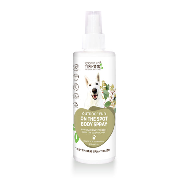 Pannatural Natural Anti Bug Dog Coat Spray – Outdoor Fun