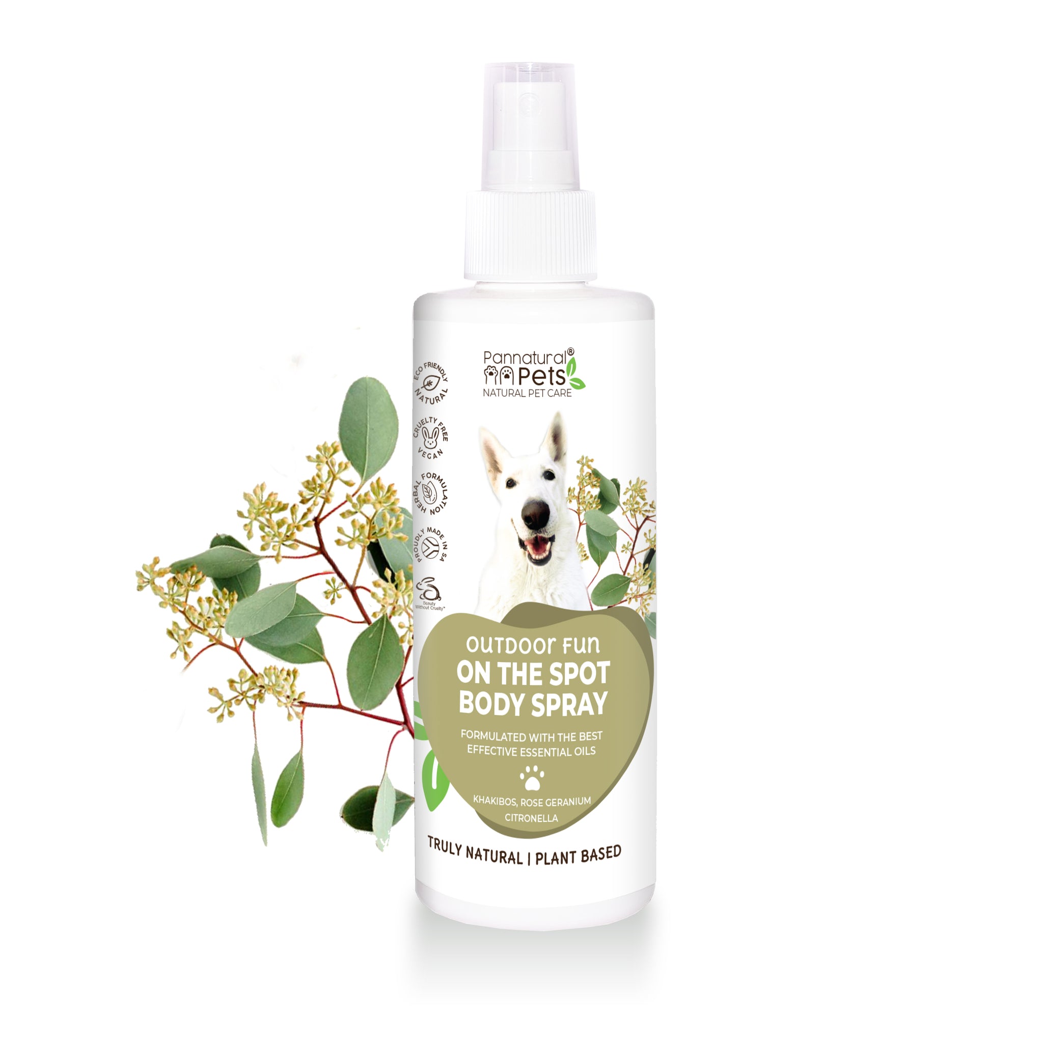 Pannatural Natural Anti Bug Dog Coat Spray – Outdoor Fun