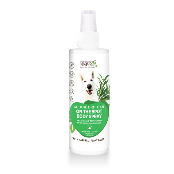 Pannatural Natural Pet Itch Relief Spray – Soothe That Itch