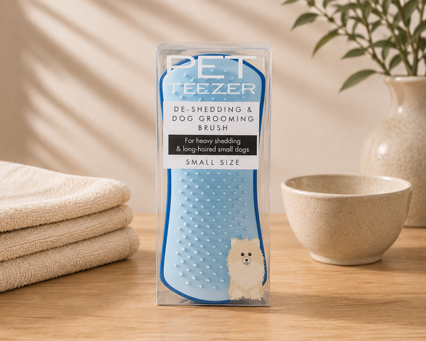 Pet Teezer De-Shedding Brush | Blue & Light Blue