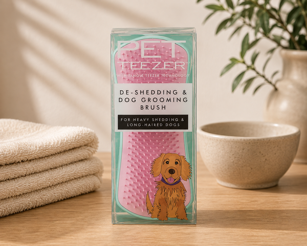Pet Teezer De-Shedding Brush | Mint & Pink
