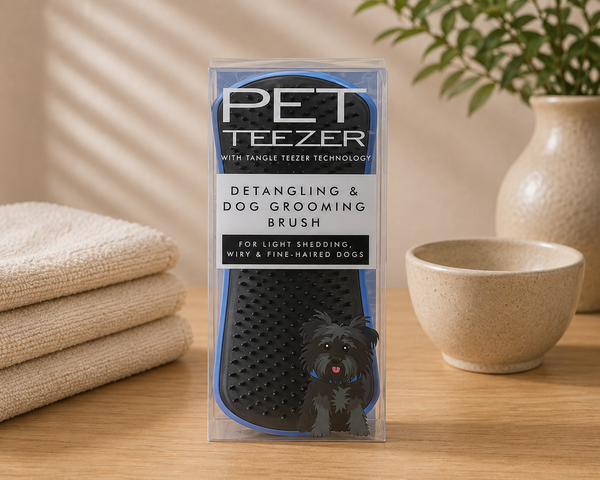 Pet Teezer Detangling Brush Large | Blue & Grey