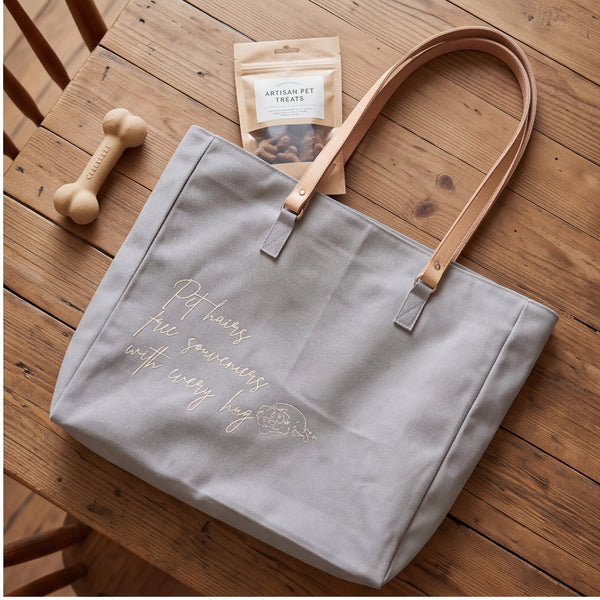 Dear Pet Co Canvas Tote | Pet hairs free souvenir's with every hug
