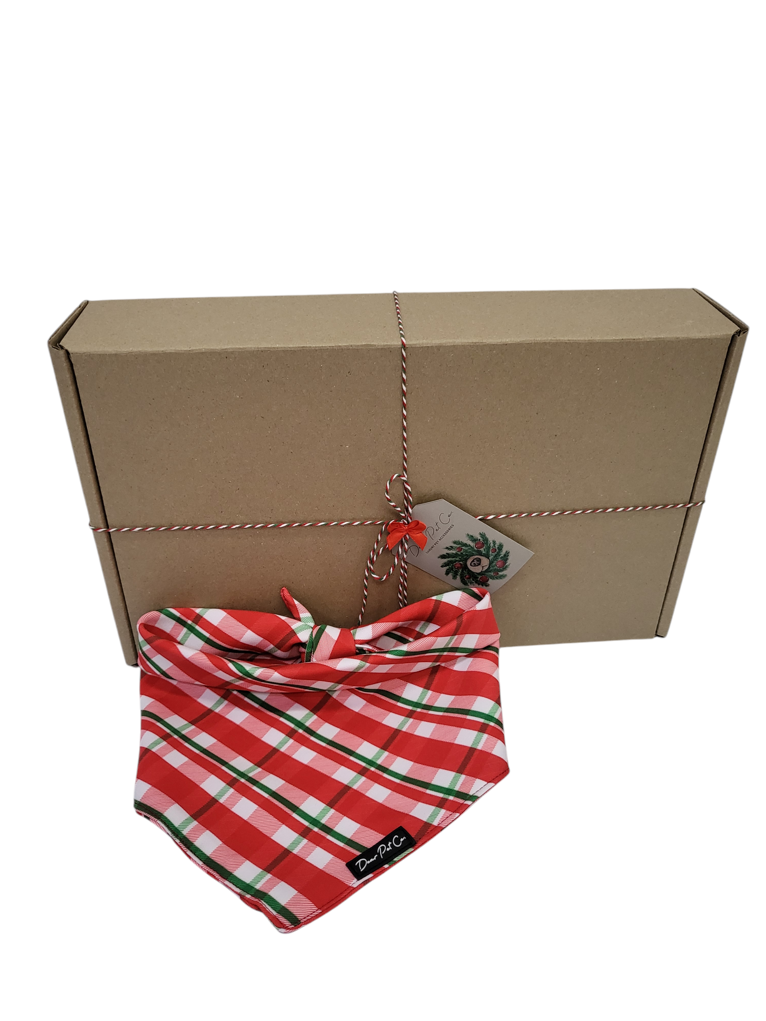 Christmas Bandana | Red Checkered