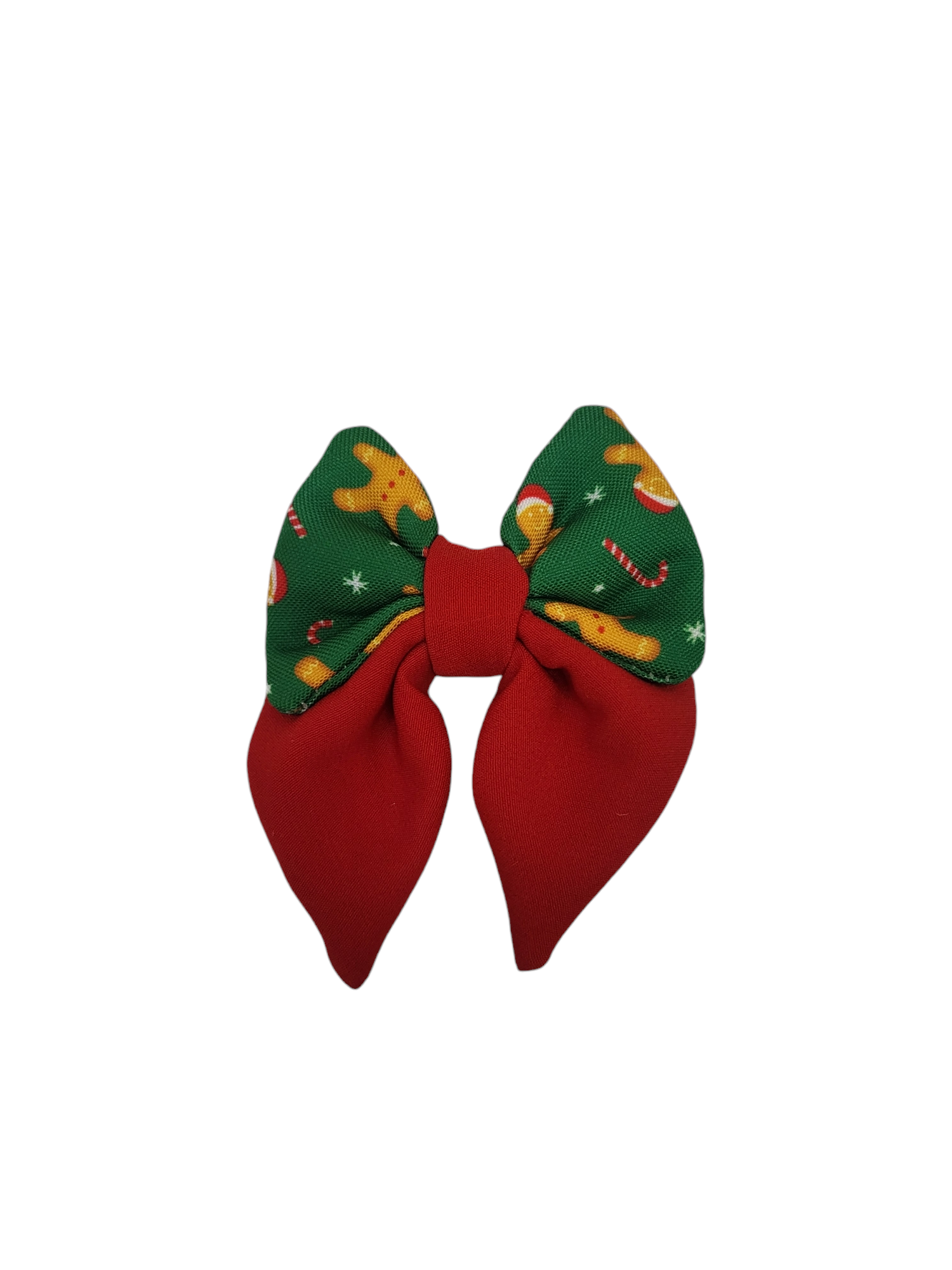 Christmas Sailor Bow Tie | Gingerbread Man (Christmas Clearance)