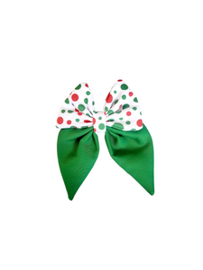 Christmas Sailor Bow Tie | Christmas Dots (Christmas Clearance)