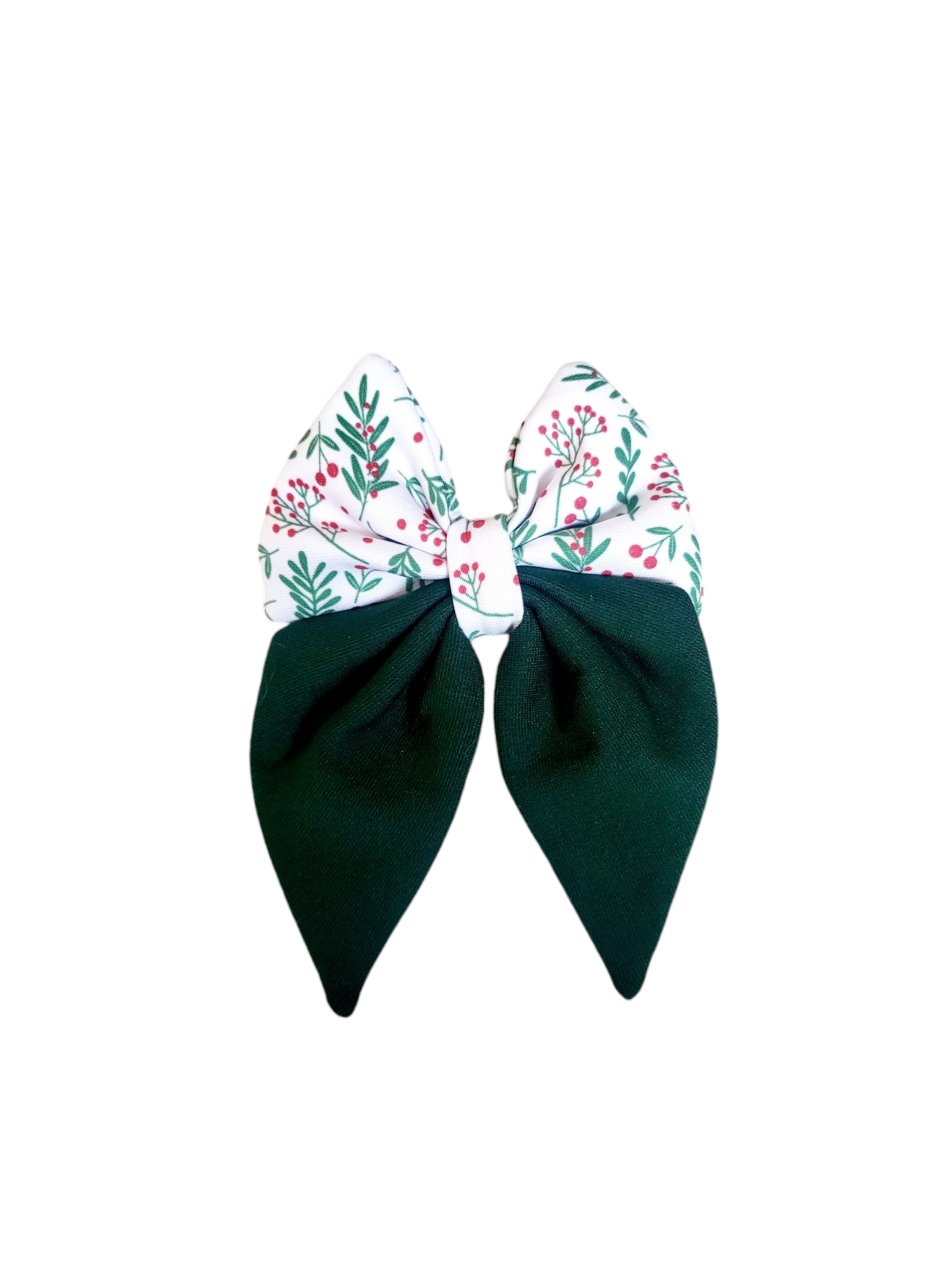 Christmas Sailor Bow Tie | Green Tinsel (Christmas Clearance)