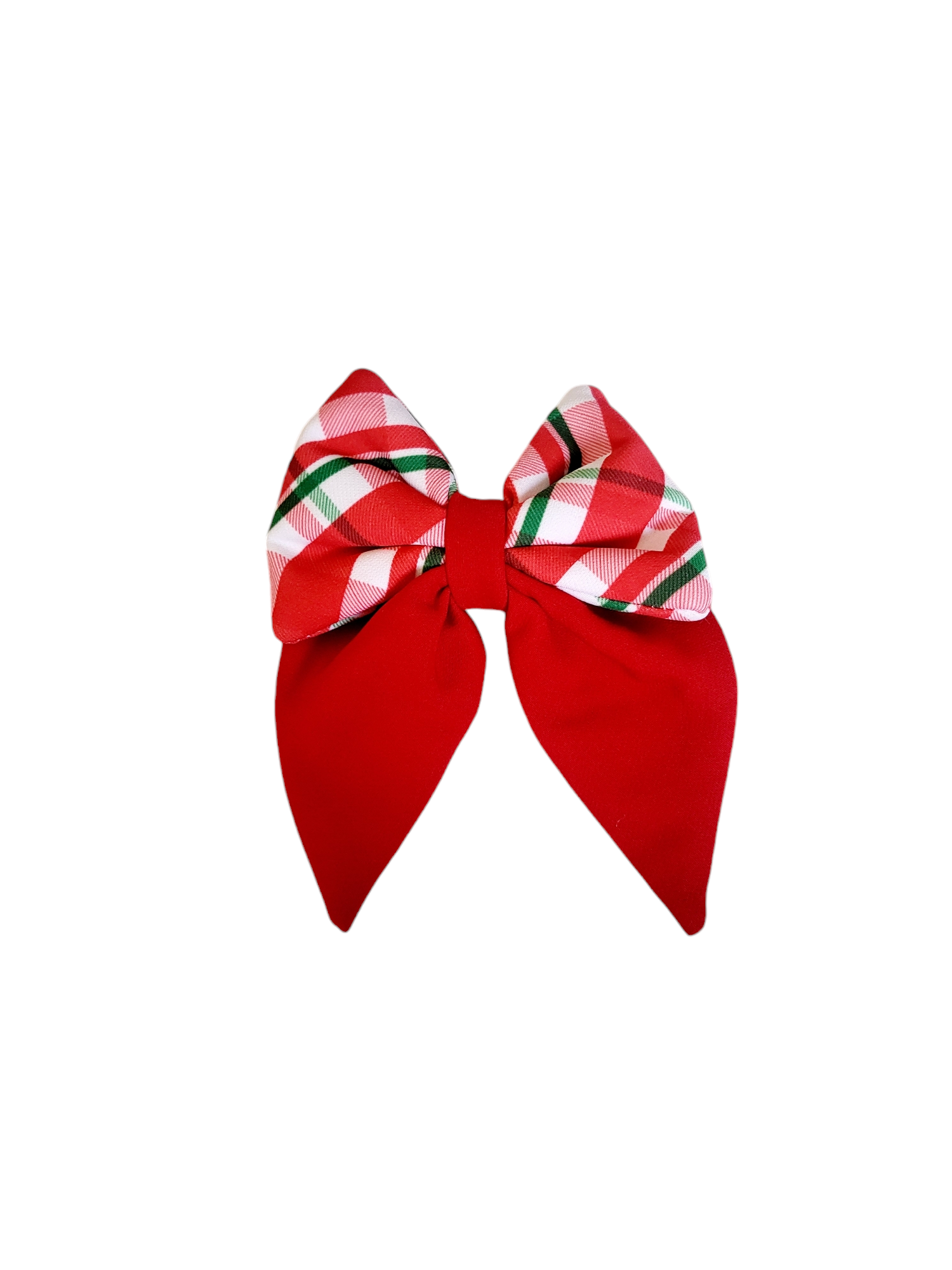 Christmas Sailor Bow Tie | Red Checkered (Christmas Clearance)