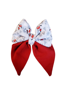 Christmas Sailor Bow Tie | Snowman (Christmas Clearance)