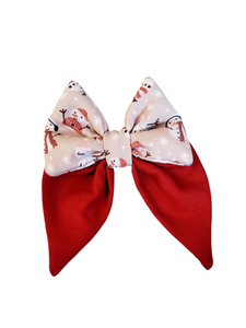 Christmas Sailor Bow Tie | Snow Party (Christmas Clearance)