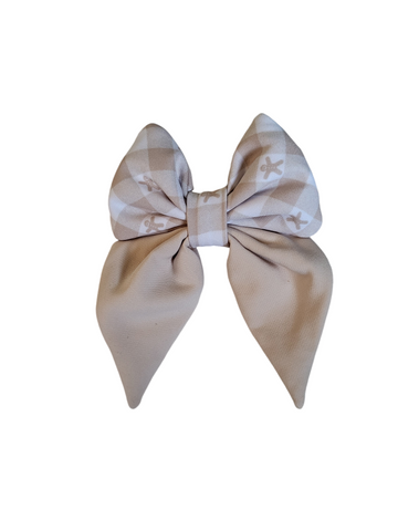 Christmas Sailor Bow Tie | Christmas Biscuit Cream (Christmas Clearance)