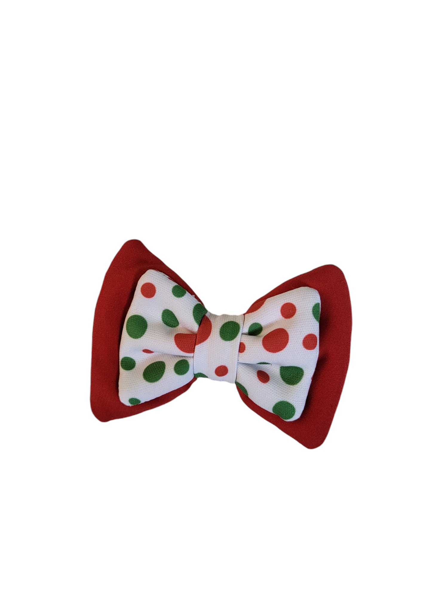 Christmas Double Bow Tie | Christmas Dots (Christmas Clearance)