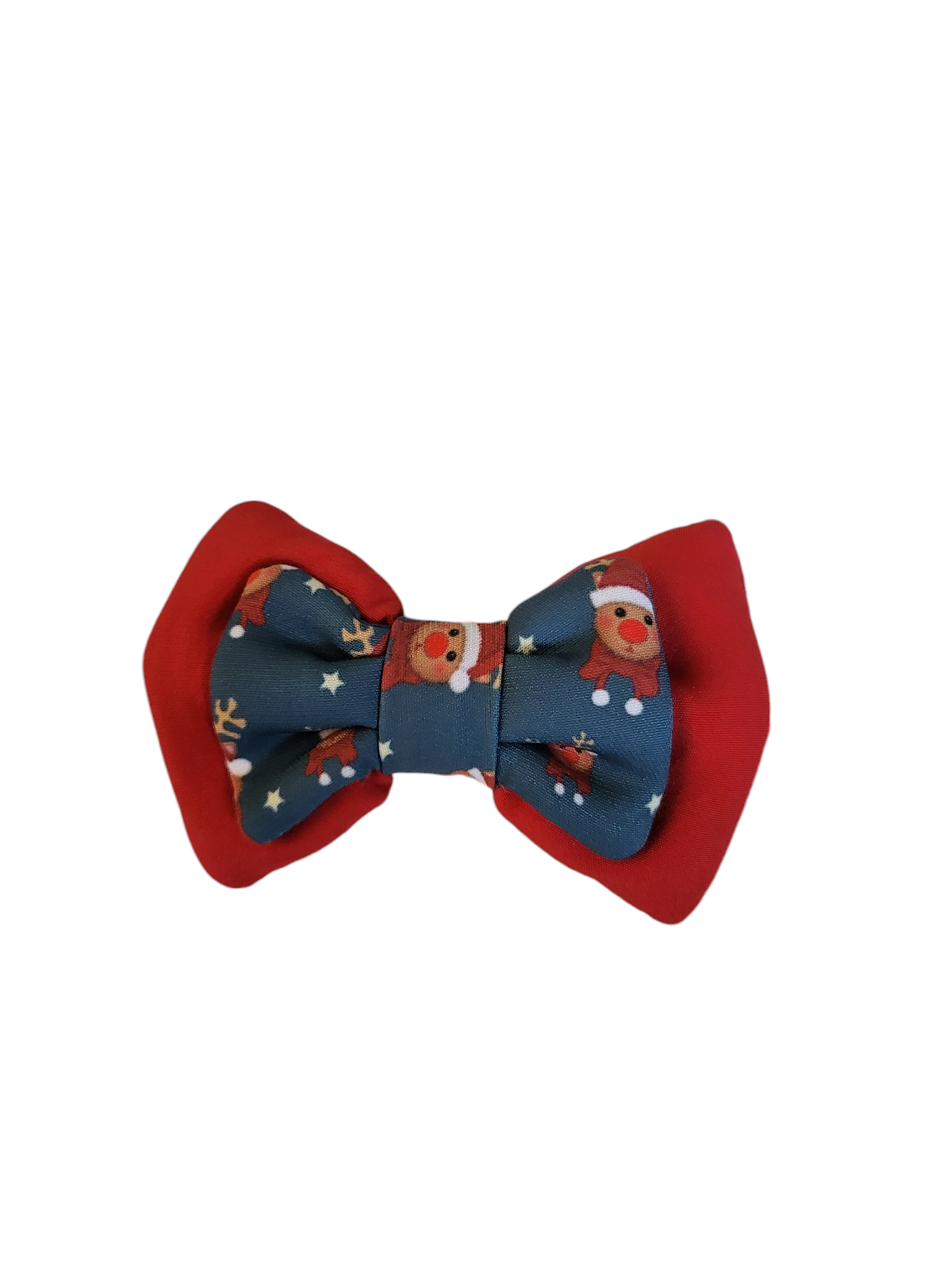 Christmas Double Bow Tie | Christmas Reindeer (Christmas Clearance)