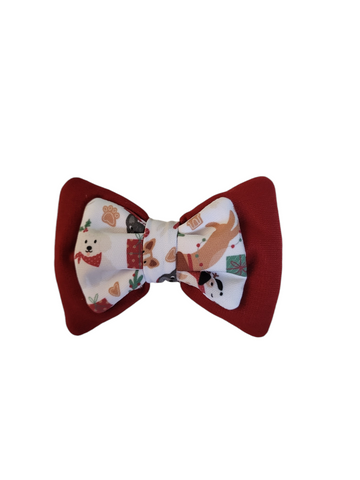 Christmas Double Bow Tie | The Gifts of Dogs (Christmas Clearance)