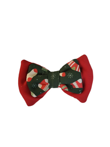 Christmas Double Bow Tie | Christmas Stockings (Christmas Clearance)