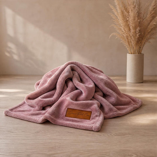 Plush Pet Blanket | Soft Blush