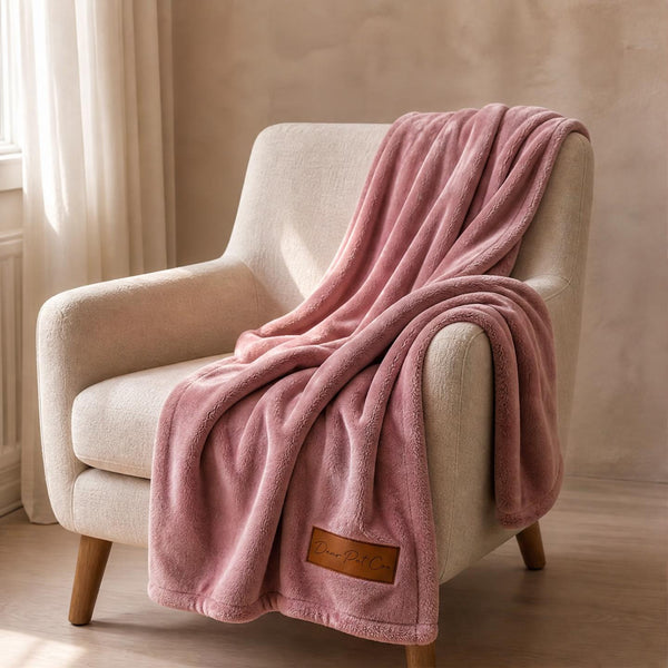 Plush Pet Blanket | Soft Blush