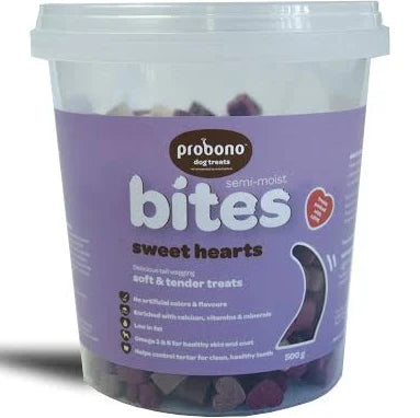 Probono Semi-Moist Sweet Hearts 500g