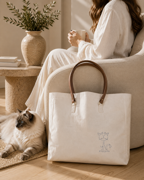 Dear Pet Co Canvas Tote | Quiet Companion