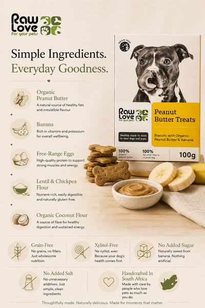 Raw Love Peanut Butter Biscuits | 100g