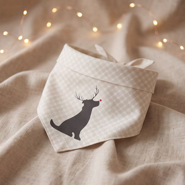 Dear Pet Co Christmas Bandana | Rudolph