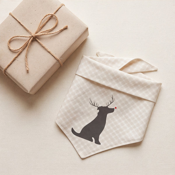 Dear Pet Co Christmas Bandana | Rudolph