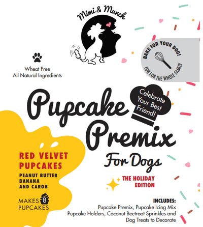 Dog Treats | Mimi & Munch Red Velvet Pupcake Premix