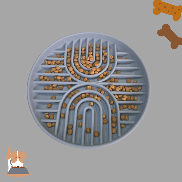 Bowl | Slow Feeder Gray