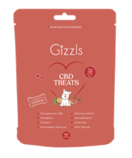 Gizzls | Small Dog Ostrich CBD Treats (50 Treats)