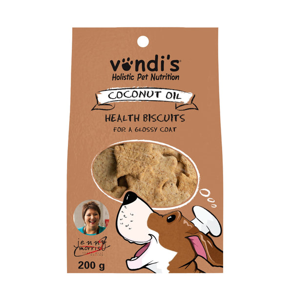 VONDIS Jenny Morris Coconut Oil Dog Biscuits | 200g