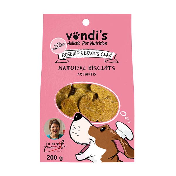 VONDIS Jenny Morris Devil's Claw, Rosehip & Turmeric Dog Biscuits | 200g