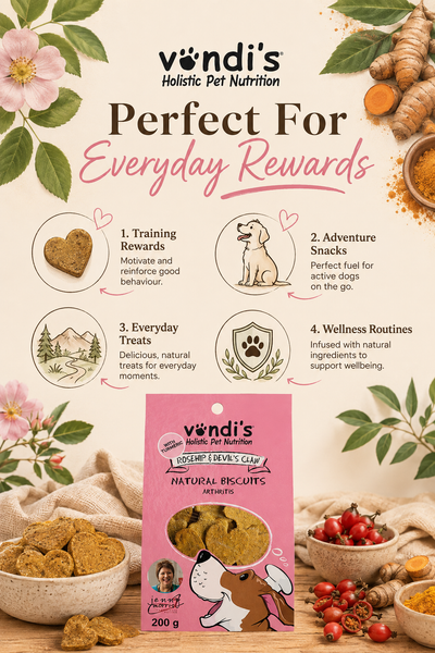 VONDIS Jenny Morris Devil's Claw, Rosehip & Turmeric Dog Biscuits | 200g