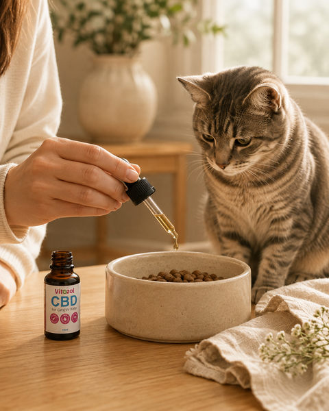 Vitozol CBD Oil for Cats | 300mg CBD | 15ml