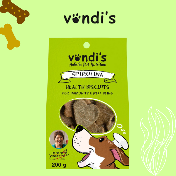 Vondi's Jenny Morris Spirulina Biscuits 200g