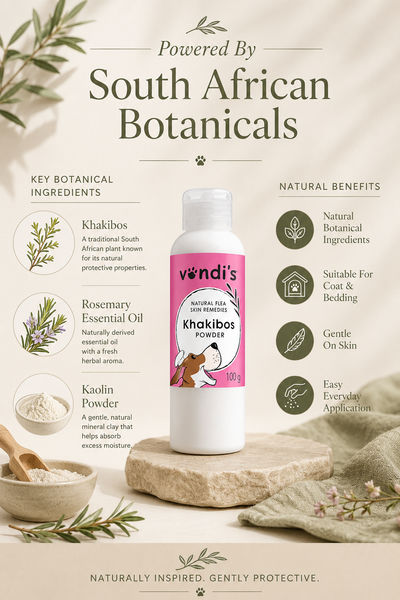 Vondi's Khakibos Flea Repellent Powder | 100g