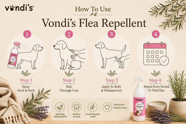 Vondi's Khakibos Flea Repellent Spray | 500ml